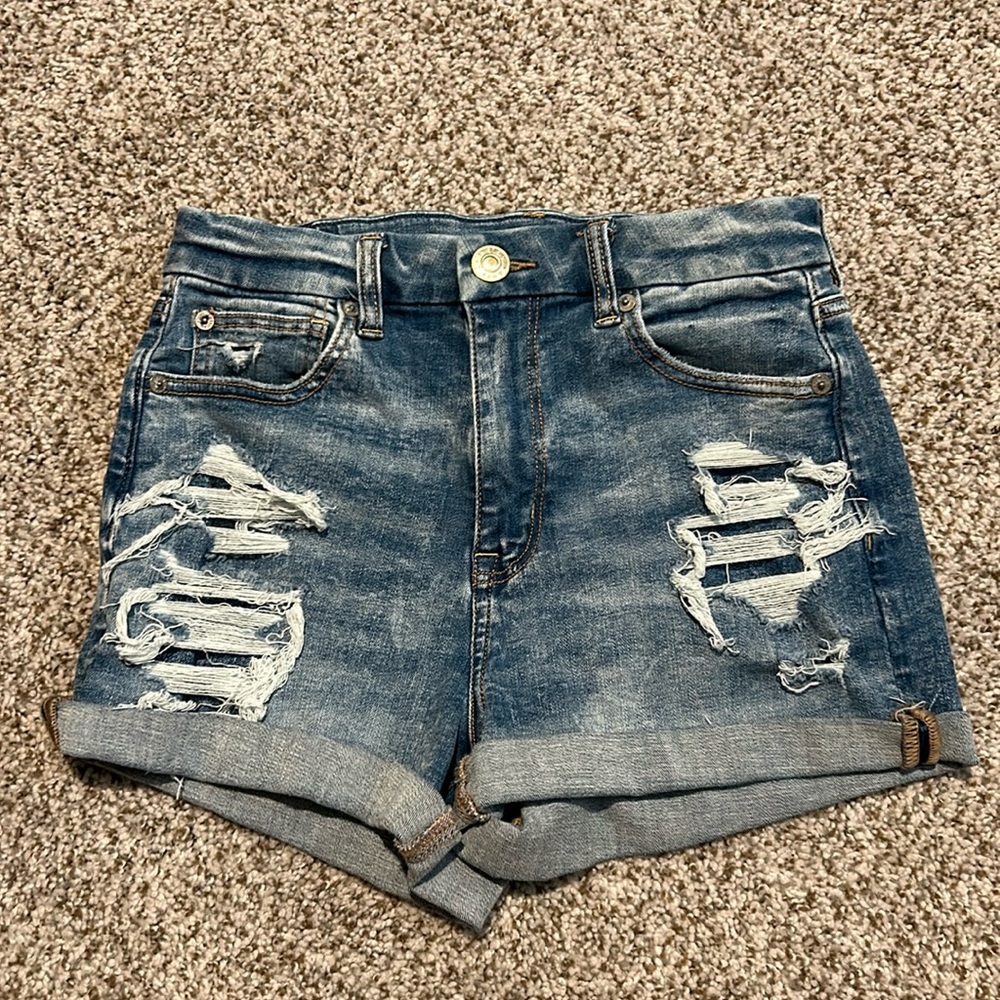 American Eagle, next level stretch, curvy high-rise Shortie